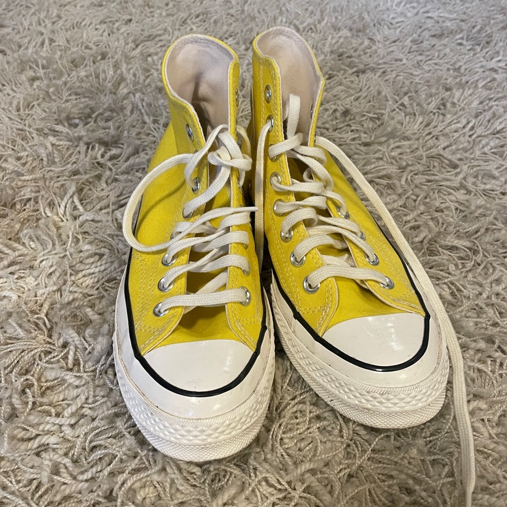 Converse 70s Egret Yellow High-Top Sneakers